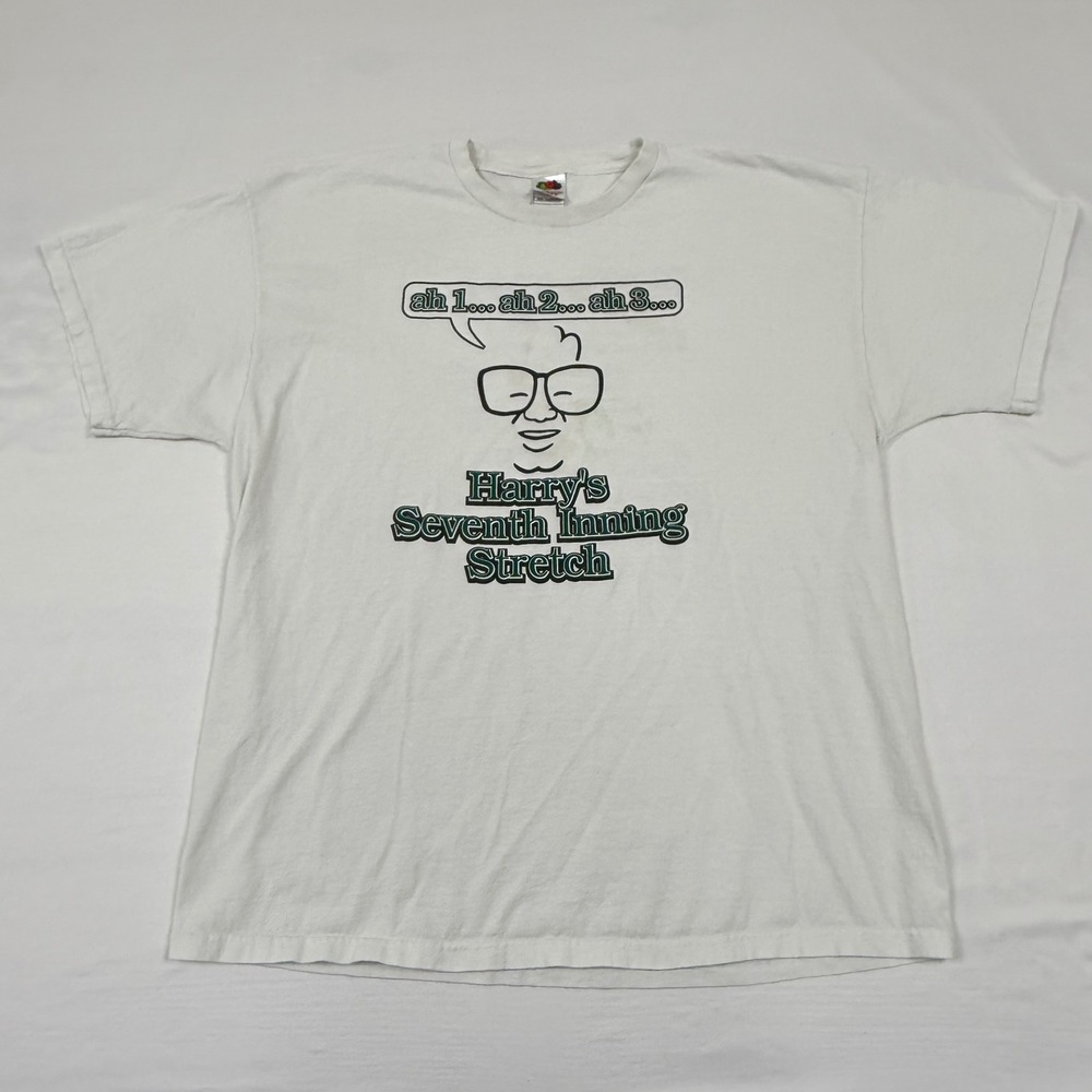 Vintage‎ Harry Caray Take Me Out To The Ball Game T Shirt 2XL Fruit Loom